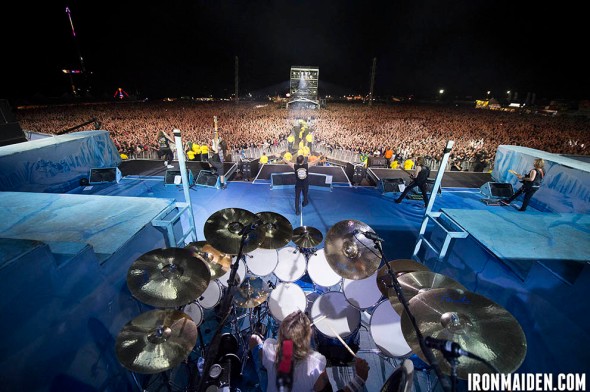 IRON MAIDEN SONISPHERE 2014 Photo by JOHN McMURTRIE